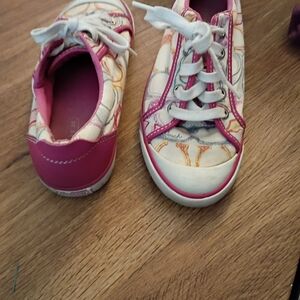 Coach Pink and White Athletic Shoes